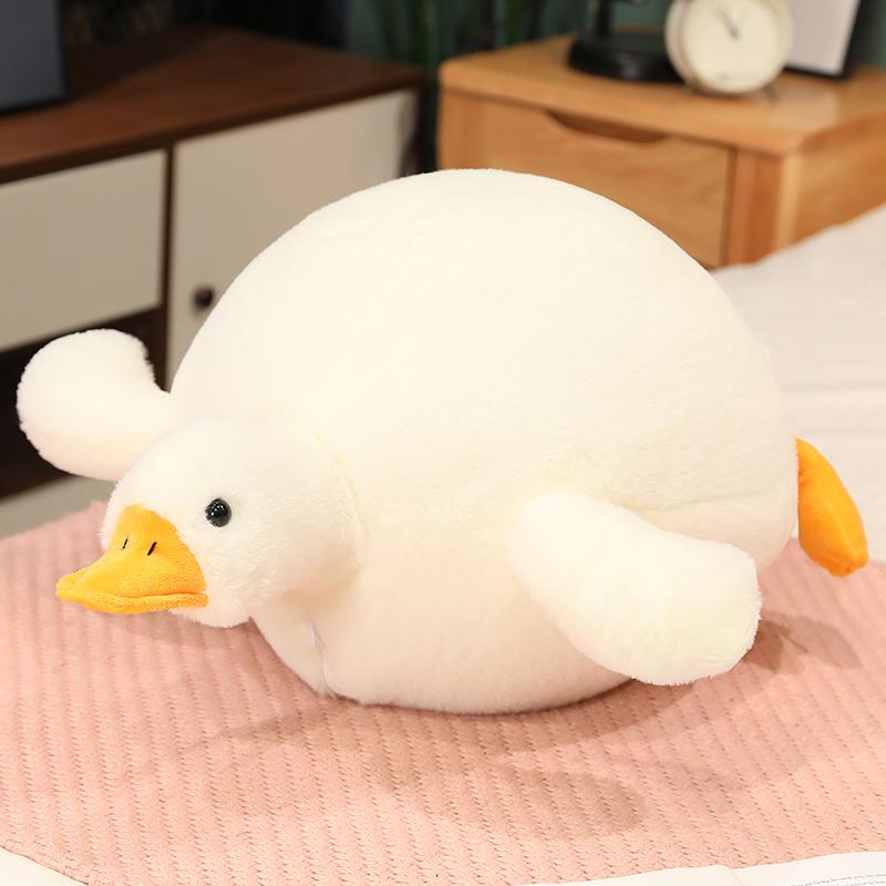 1 buc. Jucărie de pluș de dinozaur dolofan Kawaii păpușă moale umplută de gâscă albă pernă drăguță cu animale decor cadou pentru prieteni, copii, fete