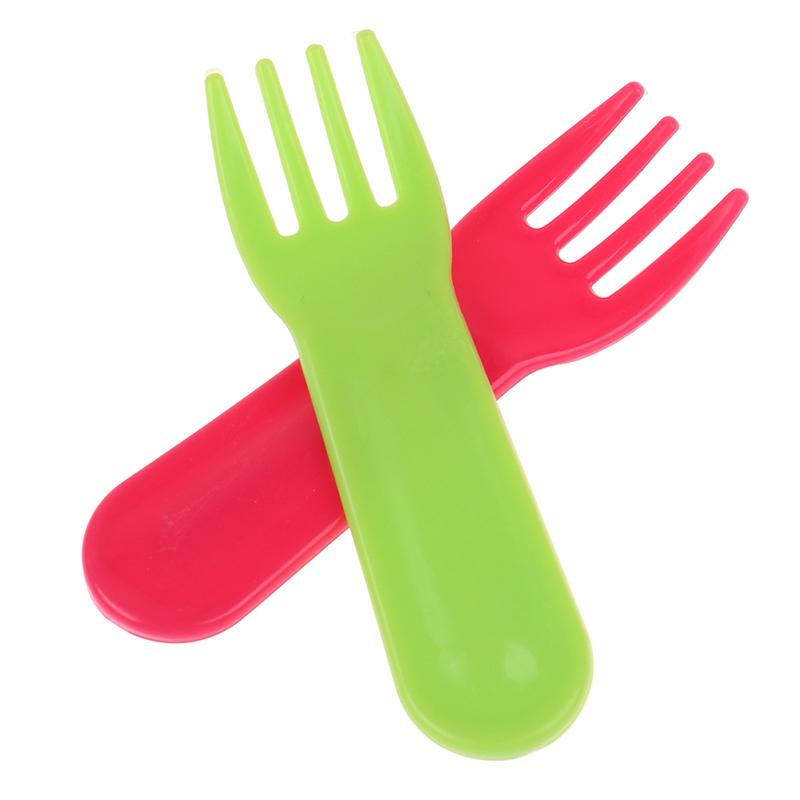 10Pcs Plastic Fruit Fork Mini Cartoon Children Fruit Fork Snack Cake Dessert Food Pick Toothpick Bento Lunches Party Decor