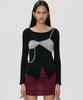 KIMZISU Twisted Bra Layer T-Shirt_Black