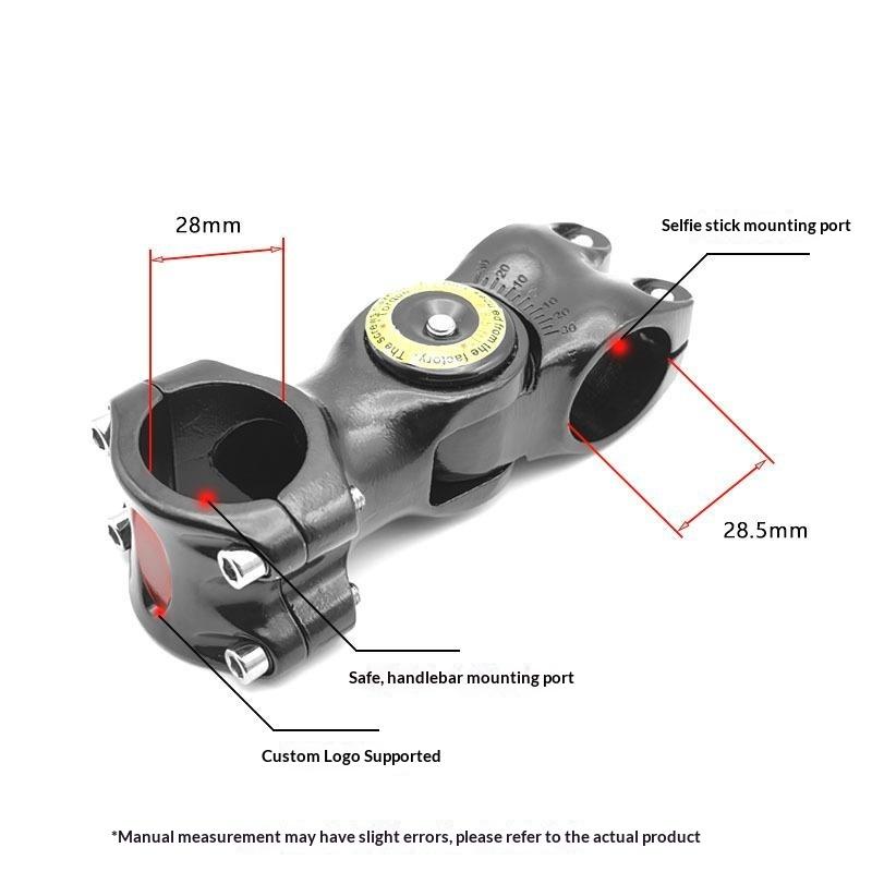 Motorcycle Handlebar Mount Invisible Adjustment Selfie Stick Bicycle Monopod For Action Cameras And Mounting Accessories