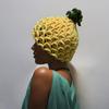 Lovely Fruit Winter Hat Soft Knitted Brimless Hat for Women Music Festival