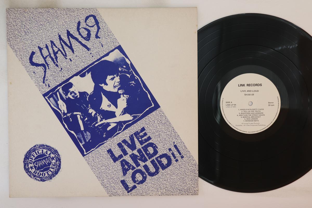 

LP Record SHAM 69 - Live And Loud LINKLP04 LINK 1987 UK Rock Used