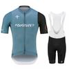 Mens Cycling Jersey Short Sleeve Breathable Quick Dry Road Bike Apparel Set