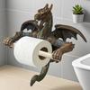 Unique Dragon Toilet Paper Roll Holder Bathroom Toilet Paper Stand Wall Mounted Tissue Roll Holder Storage Rack Shelf