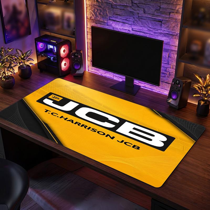 JCB Print Large Mouse Pad Smooth Surface Anti?Slip Desk Mat For Gaming Office Laptop Decoration