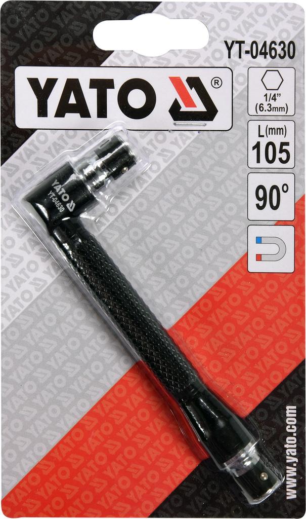 ANGLE SCREWDRIVER FOR 1/4'' BITS - YT-04630