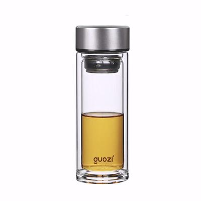 GUOZI GZ-S71B Double-Layer Glass Mug