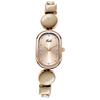 Artistic Oval Quartz Ladies Watch With Waterproof Function For Fashion Women