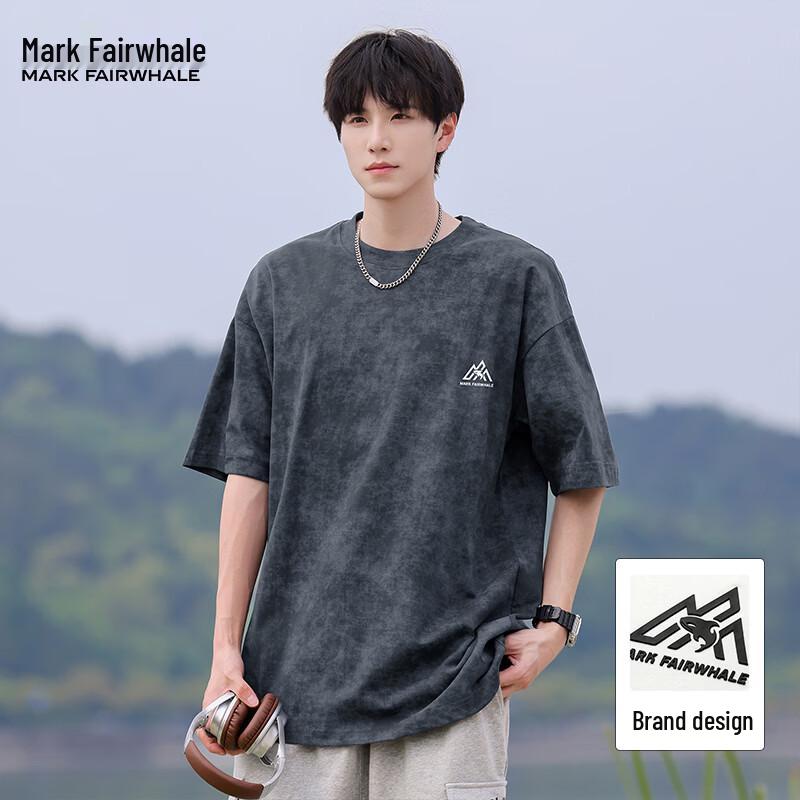 

Mark Fairwhale Men s American Street Style Tie-Dye Cotton Tee M