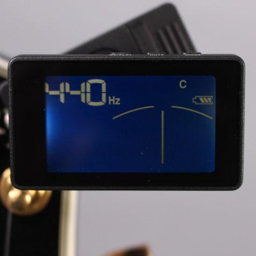 Louis LCT-Z BLK (Black) Clip-on Tuner for Guitar, Bass, and Ukulele (Louis LCTZ)