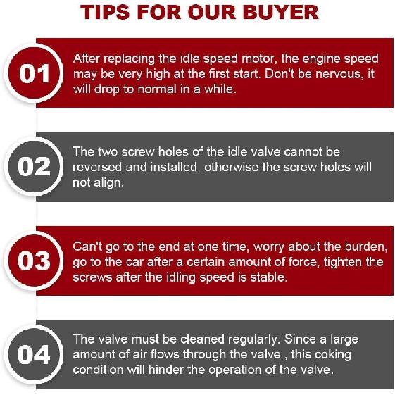 CCIYU Idle Speed Control Valve Fit 2003 2004 2005 2006 for Kia Sorento for GT7610-274/1 3510339800 AC606 AC623 2H1529 231238 25052 AC4418 Fuel