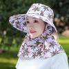 Middle Aged and Elderly Outdoor Work Sun Protection Hat for Women Summer UV Protection Face Protection Large Eave Sun Protection Hat