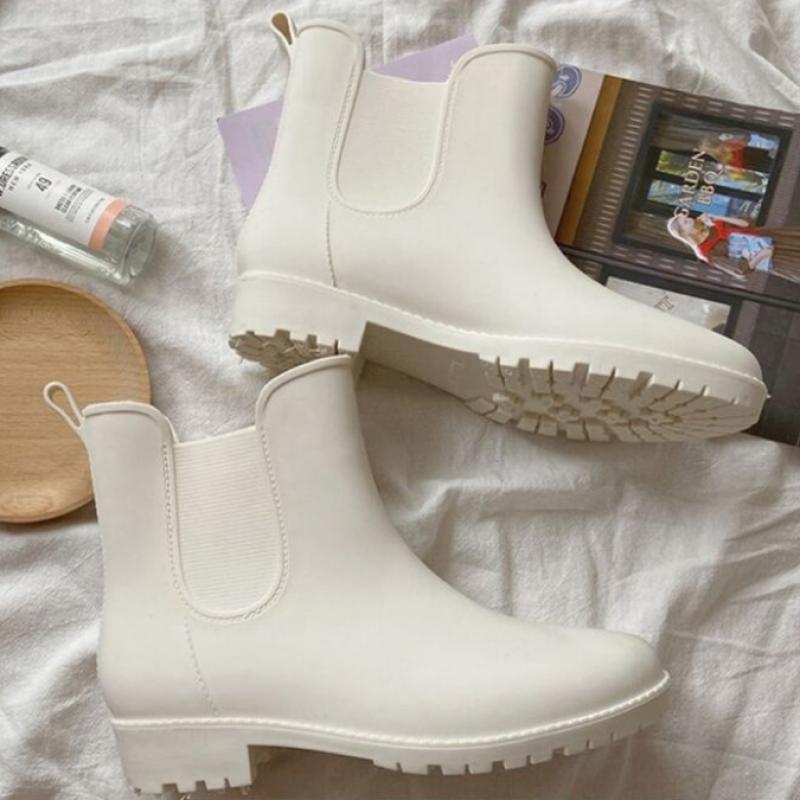 New Arrivals Open Run Women Spring Summer Rain Boots Pink