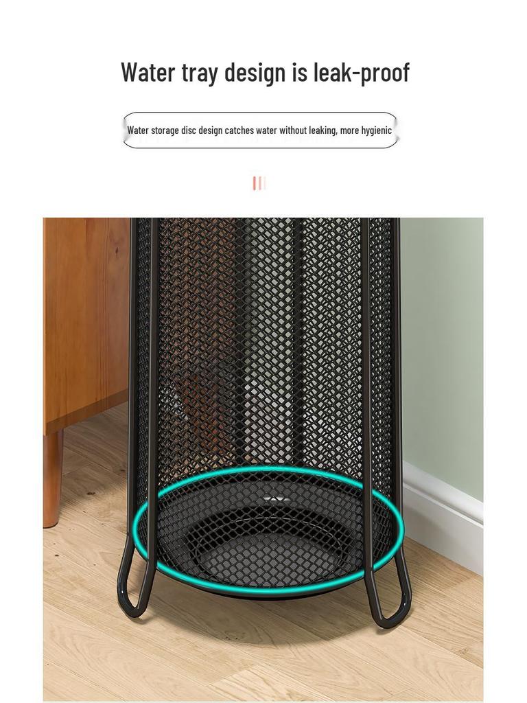 Large Capacity Umbrella Storage Rack for Home and Commercial Use