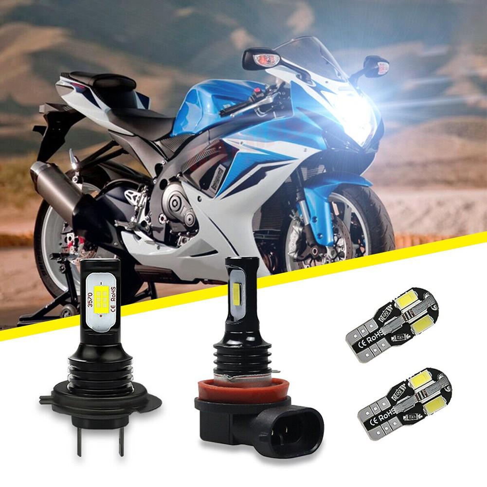 6000K LED Headlight Cool White DC 12V ~ 24V Dust Seal