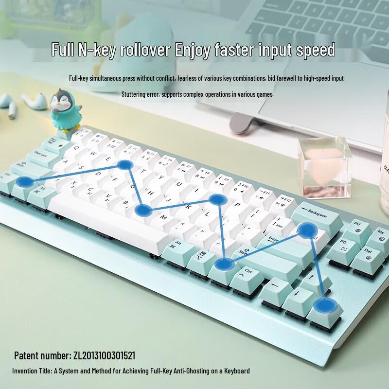 Double Shell M69 Tri-Mode Silent Mechanical Keyboard