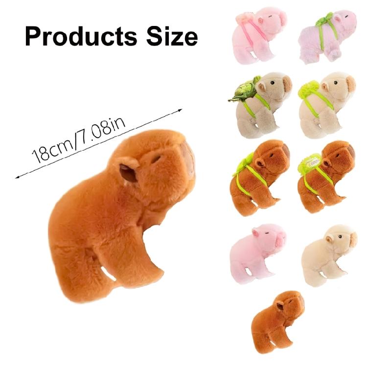Fun and Stylish Capybara Plush Bracelet Trendy Wristband Portable Fashion Accessory for Wrist or Bag Decoration