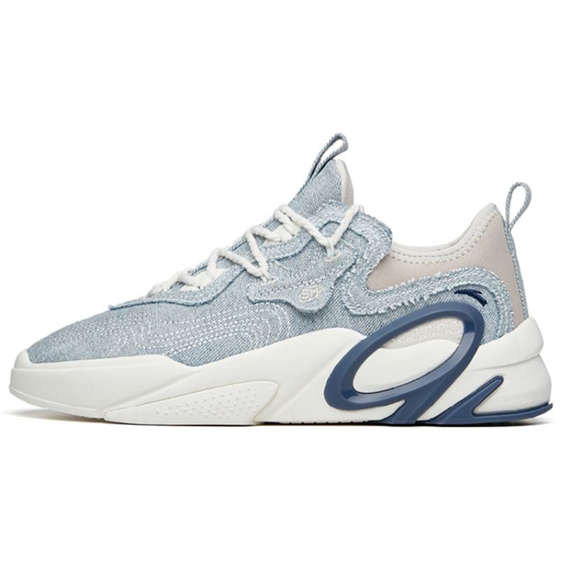 Anta AT91 Низкие кеды для скейтборда Мужские Сине-серые кроссовки 112218072-7 41