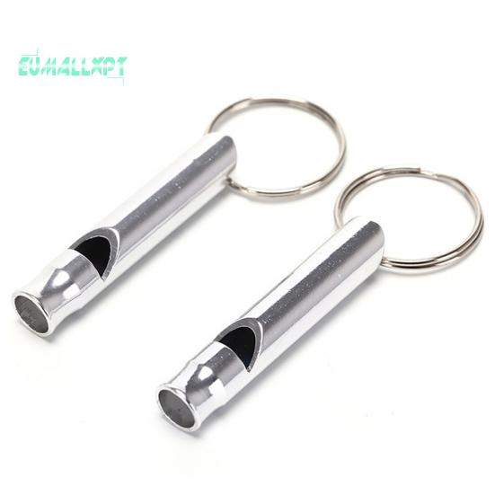 10Pcs Outdoor Emergency Loud Sound Aluminum Alloy Survival Training Whistle