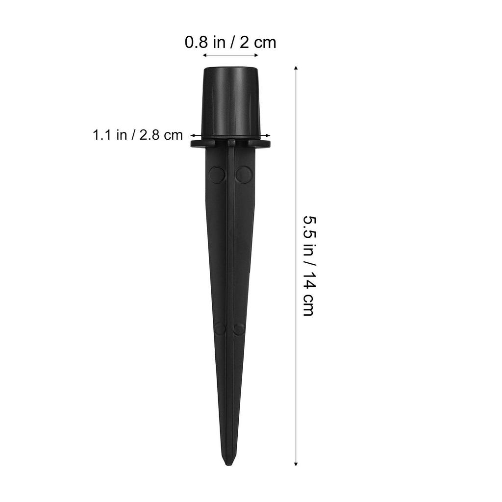 10Pcs Ground Light Stakes Aluminium Replacement Spike for Solar Lights Yard Stakes Garden Pathway Lighting Ground Spikes