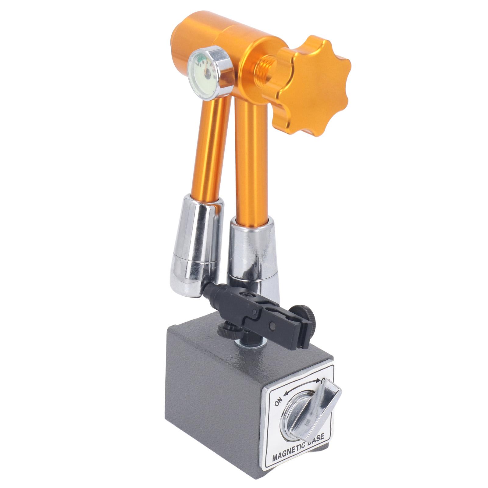 Dial Indicator Holder Strong Magnetic Flexible Arm Easy Fixed Dial Indicator Stand Base
