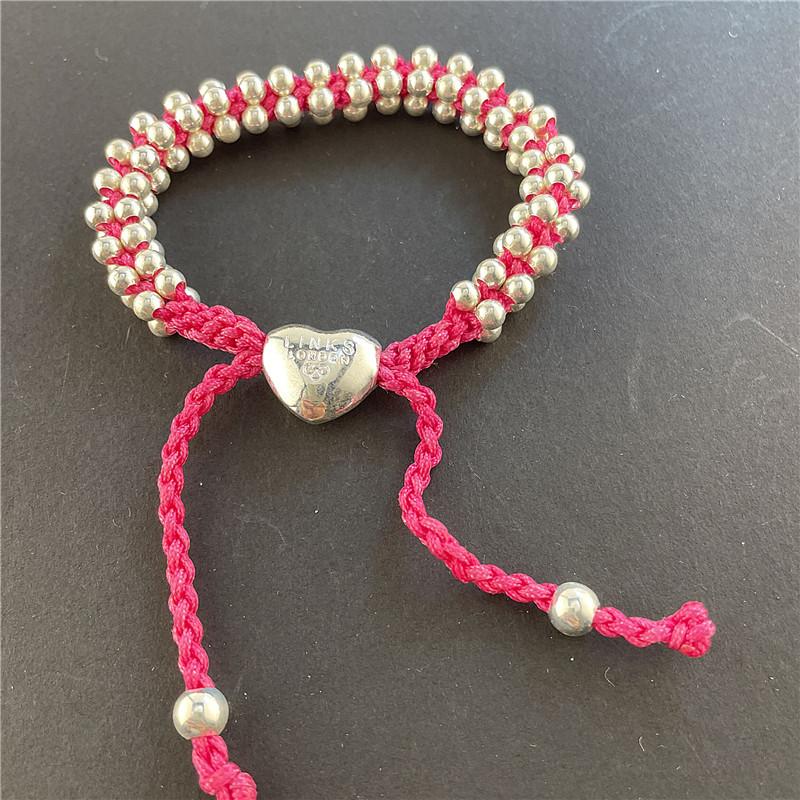 LINKS Bracelet 925 Silver Friendship Weave Bracelet, Low price Wholesale, Christmas Gift
