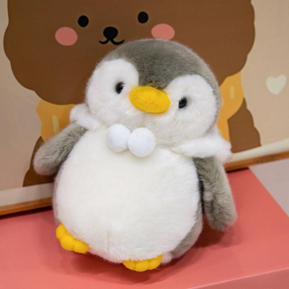 Wearing Clothes Hats Baby Comforting Sleep Doll Soft Plush Hat Penguin Toy  Kids Playing Supplies