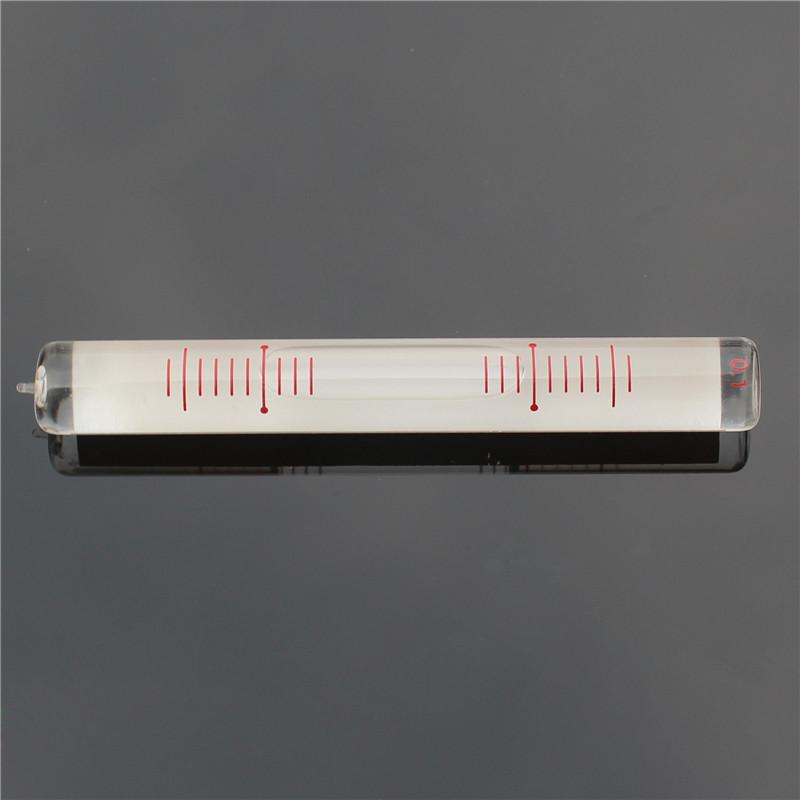 High Precision Multiple Specifications Glass Tube Horizontal Bubble Columnar Level Bubble Strip Leveling Diameter 12mm