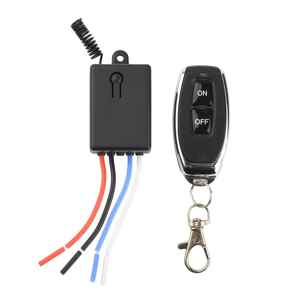 

433Mhz RF Wireless Relay Remote Control Switch DC 5-60V 10A Smart Switch Receiver Self locking/Interlocking/Jogging/Delay Relay Black