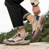 Warrior Hiking Shoes Retro Versatile Fashion Simple Sports Casual Lightweight Durable Non-Slip Low-Top Dad Shoes Men sneakers WXY(S)-4758N01
