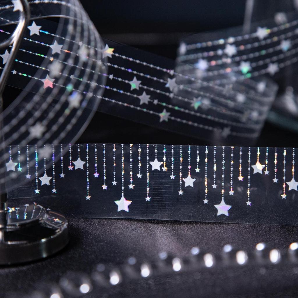 Wunderschönes Tag Washi Tape: Stern & Muschel Licht Serie - DIY Journal Dekorationssticker (6 Designs)