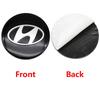 4Pcs 56/60/65mm Car emblem Wheel hub Center Cap Badge covers sticker Styling For Hyundai Accent Elantra Veloster Getz Tucson i20