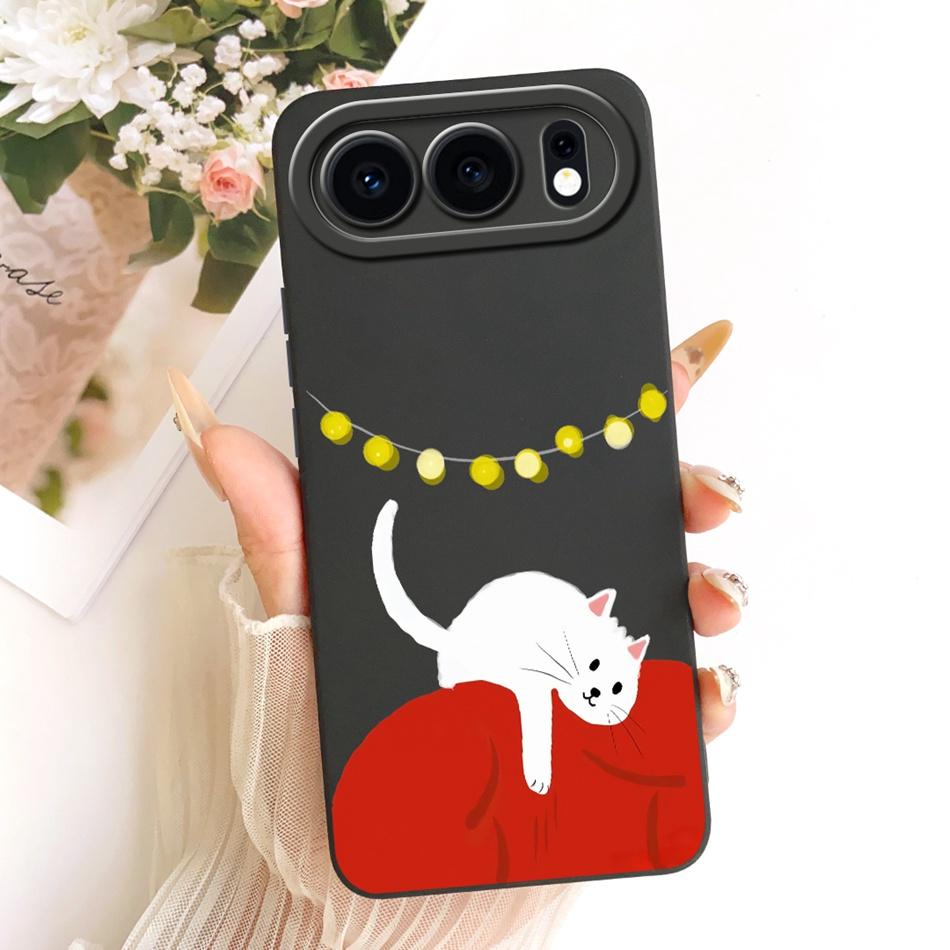 For Honor 500 5G 2026 Cute Cat Flower Cartoon Phone Case For Honor 500 MEY-AN00 Shockproof Soft Silicone Covers Bumpers