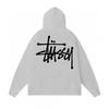Mens Oversized Hooded Sweatshirt With Bold Letter Print Cotton Blend Loose Fit Daily Wear