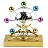 Earth Perpetual Motion Pendulum,Colorful Earth Perpetual Motion Machine Kinetic Art Sculpture Earth Pendulum Desktop Decor Model