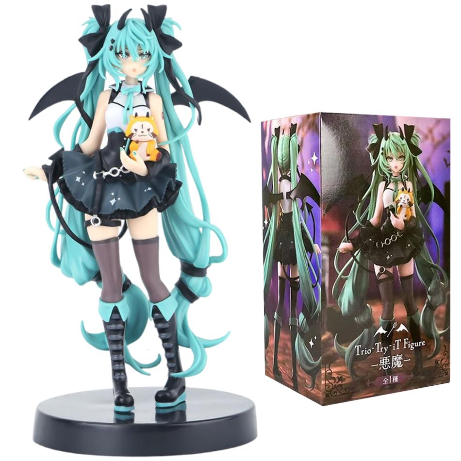 Anime Hatsune Miku Figure Fairy Tales Peripheral Collectible Models Decorative Decorations Children Kawaii Gift PVC Figurine