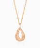 Loveenb [14K Gold] Modern Teardrop Necklace