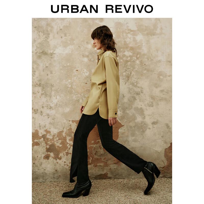 UR Women's Casual Elastic Waist Drawstring Flared Pants