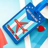Creative PVC Luggage Tags Cartoon Cute Luggage Tag Silicone Suitcase Tag Id Name Label Travel Tag Bag Tags Travel Accessories