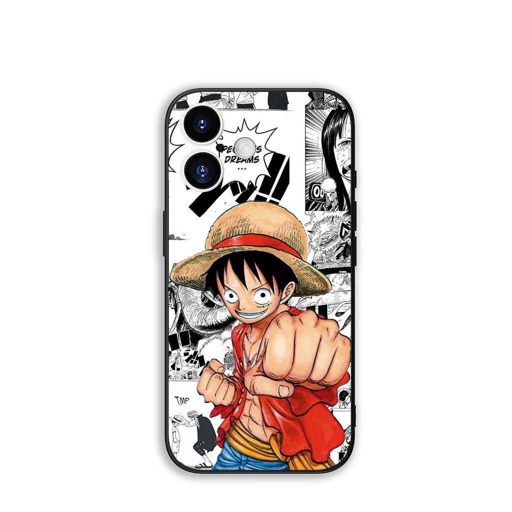 for Xiaomi Redmi Note 14 12 13 ProPlus A3 Pro Plus 12C 13C 14C 5G Phone Cover Case Red Hair ONE PIECE Shanks Luffy
