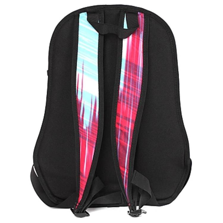 Nike Polyester Backpack Backpack Regular Unisex Black/Red Casual BA4735-400