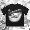 Harajuku Streetwear Men's T-Shirt Women's Clothing Y2K Goth Graphic Print Short Sleeve Vintage Fashionable Oversize Casual
