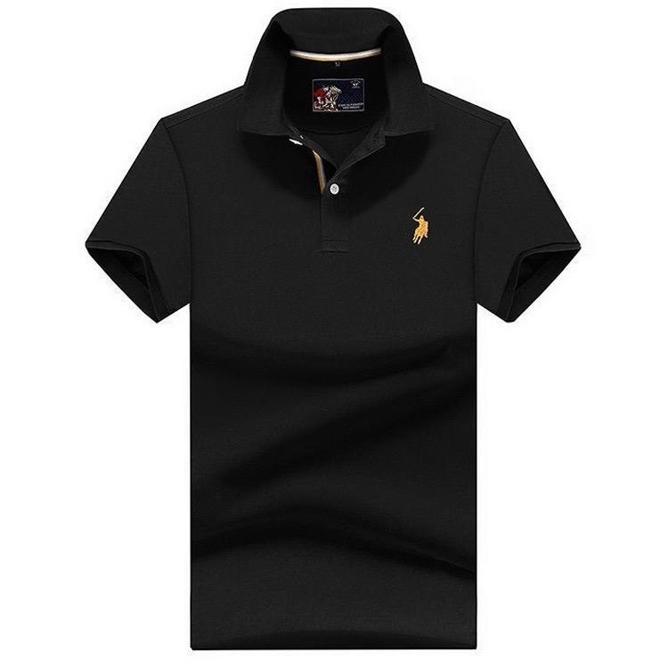 TrendHub Plus Size 6XL Cotton Loose Men's Polo Shirts High Quality Short Sleeve Solid Color Turn Down Collar Embroidery Man Tees