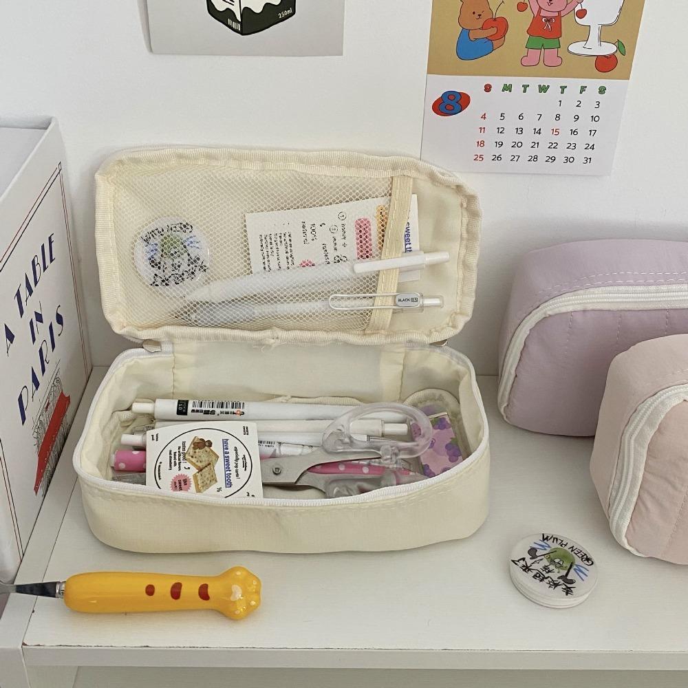 Soft Pencil Pouch Cotton Makeup Box Kawaii Pencil Case  Girls