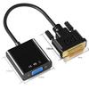 Cross-border DVI To VGA Adapter Cable - 1080P HD Converter with Chip