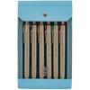 Hobonichi Notebook TSUKI No IRO/Uniball One July-December Set with Case, Notebook Accessory