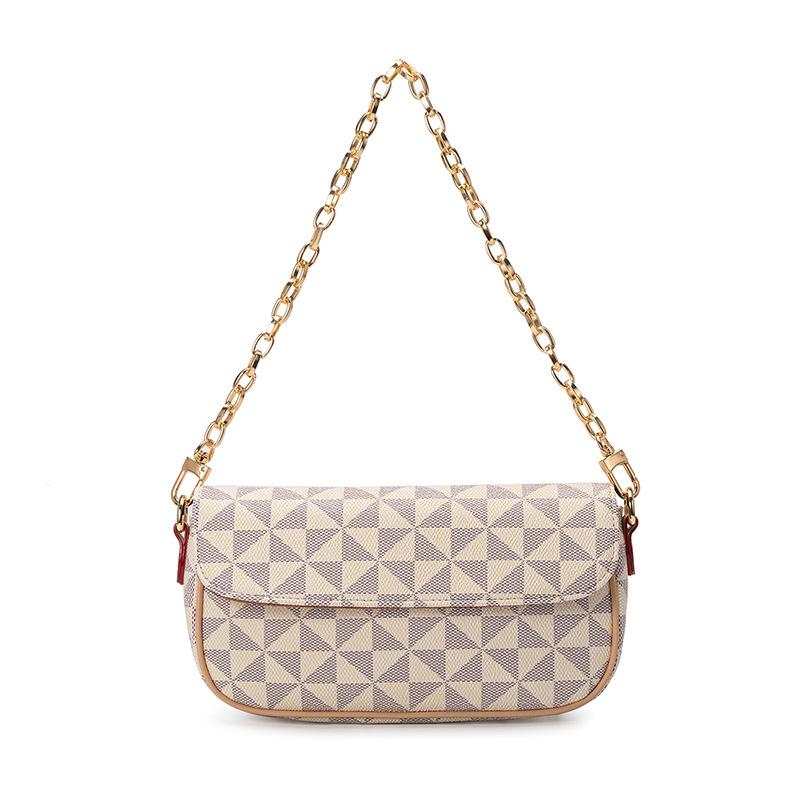 Women's Bag Underarm Bag Light Luxury Retro Casual Fashion Single Shoulder Crossbody Bag All Match Small Square Bag