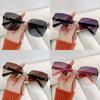 Unisex Frameless Sunglasses With Uv380 Protection For Travel And Outdoor Activities