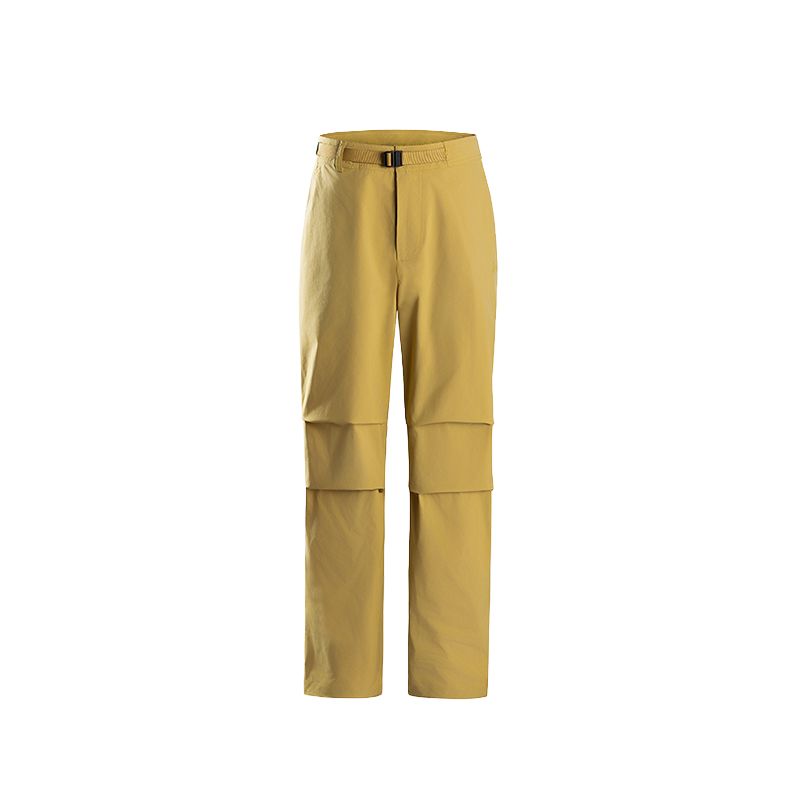 

Under Armour Urban Camping Series Outdoor Windproof Water-Resistant Loose Breathable Casual Pants Women pants Desert-Yellow 15223277-0134 S
