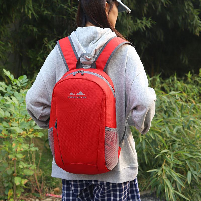 Autumn light backpack hiking bag women's foldable ultra-light schoolbag men's travel hiking outdoor travel backpack